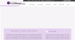Desktop Screenshot of launiquelasercentre.com